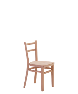 The Marona Children's Bentwood Chair with veneered seat complements the equally designed Marona Dining Chair in the interior. Delivered directly by the manufacturer, family company Sádlík, Czech Republic